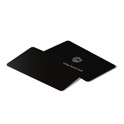 UKey Seed Card Seed Phrase Backup & Recovery Card · NFC Communication