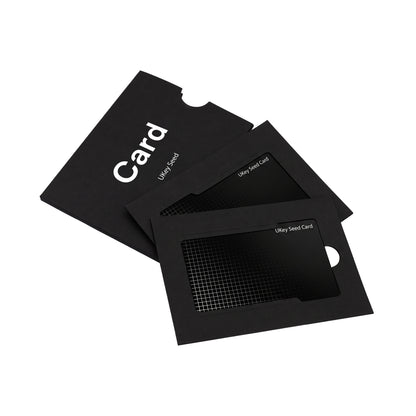 UKey Seed Card NFC Seed Phrase Backup Card